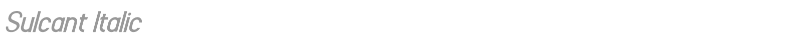 Sulcant font preview